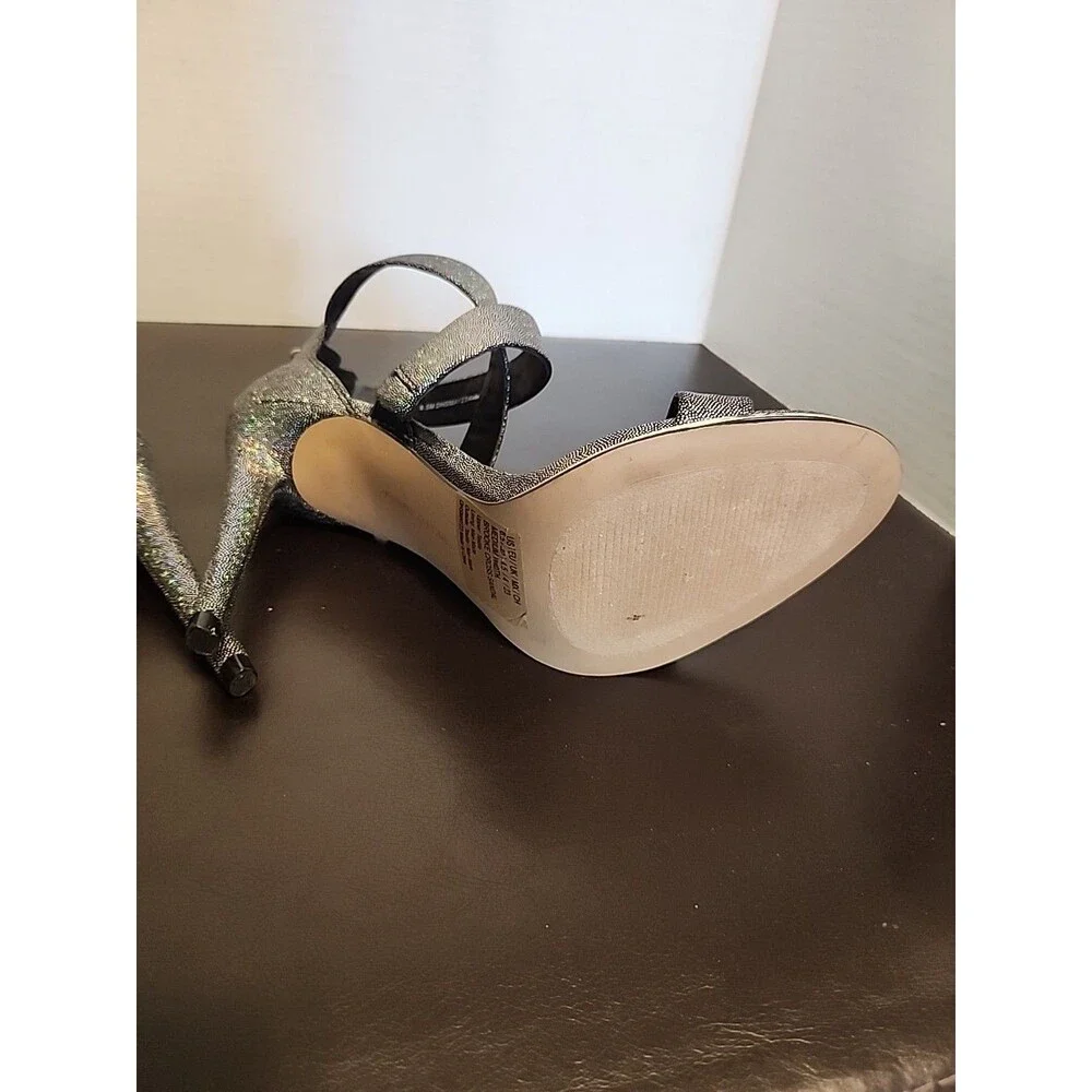 Brooke Sandal Heels Kenneth Cole New York Sz6.5 Glitter